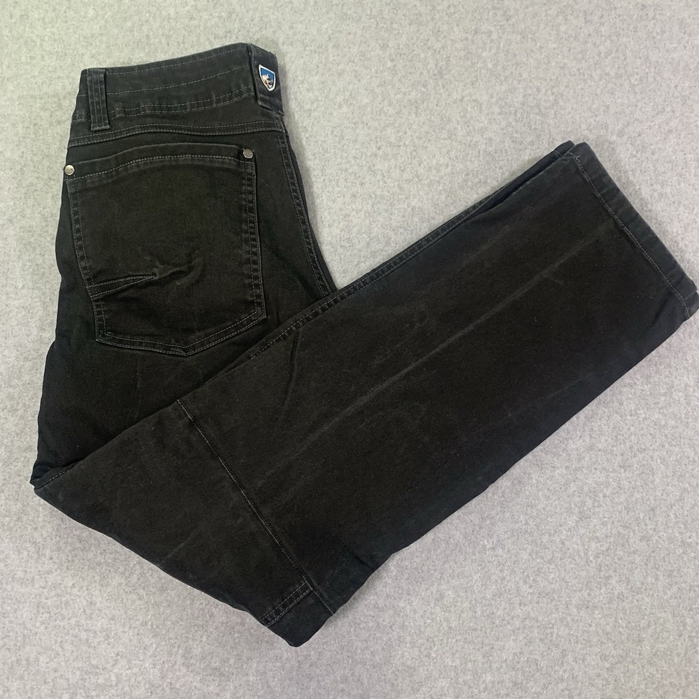 Kuhl Defyr Canvas Pants 30x30 Vintage Patina Dye Dark Black